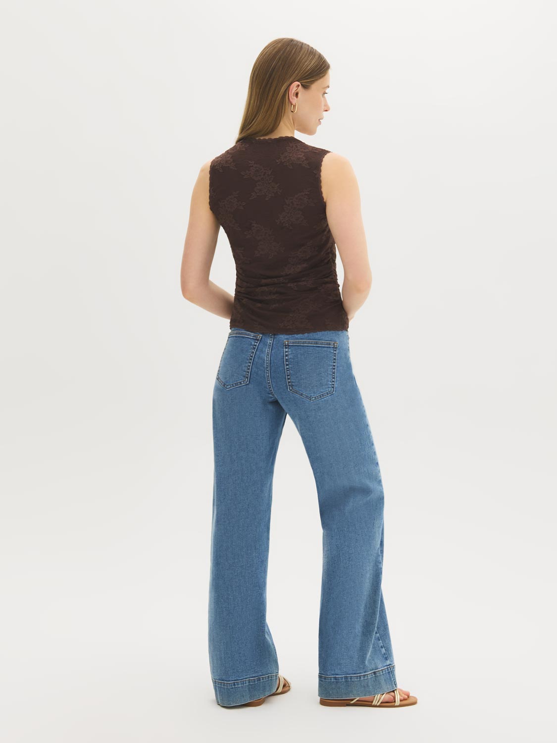 Sleeveless Lace Top