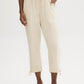 Drawstring Twill Capri Pants by Suzy.