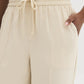 Drawstring Twill Capri Pants by Suzy.