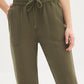 Drawstring Twill Capri Pants by Suzy.