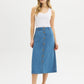 A-Line Denim Skirt by Suzy.