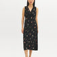 Floral V-Neck Smocked Midi Dress