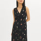 Floral V-Neck Smocked Midi Dress