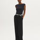Double Layer Boat Neck Top