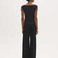 Double Layer Boat Neck Top