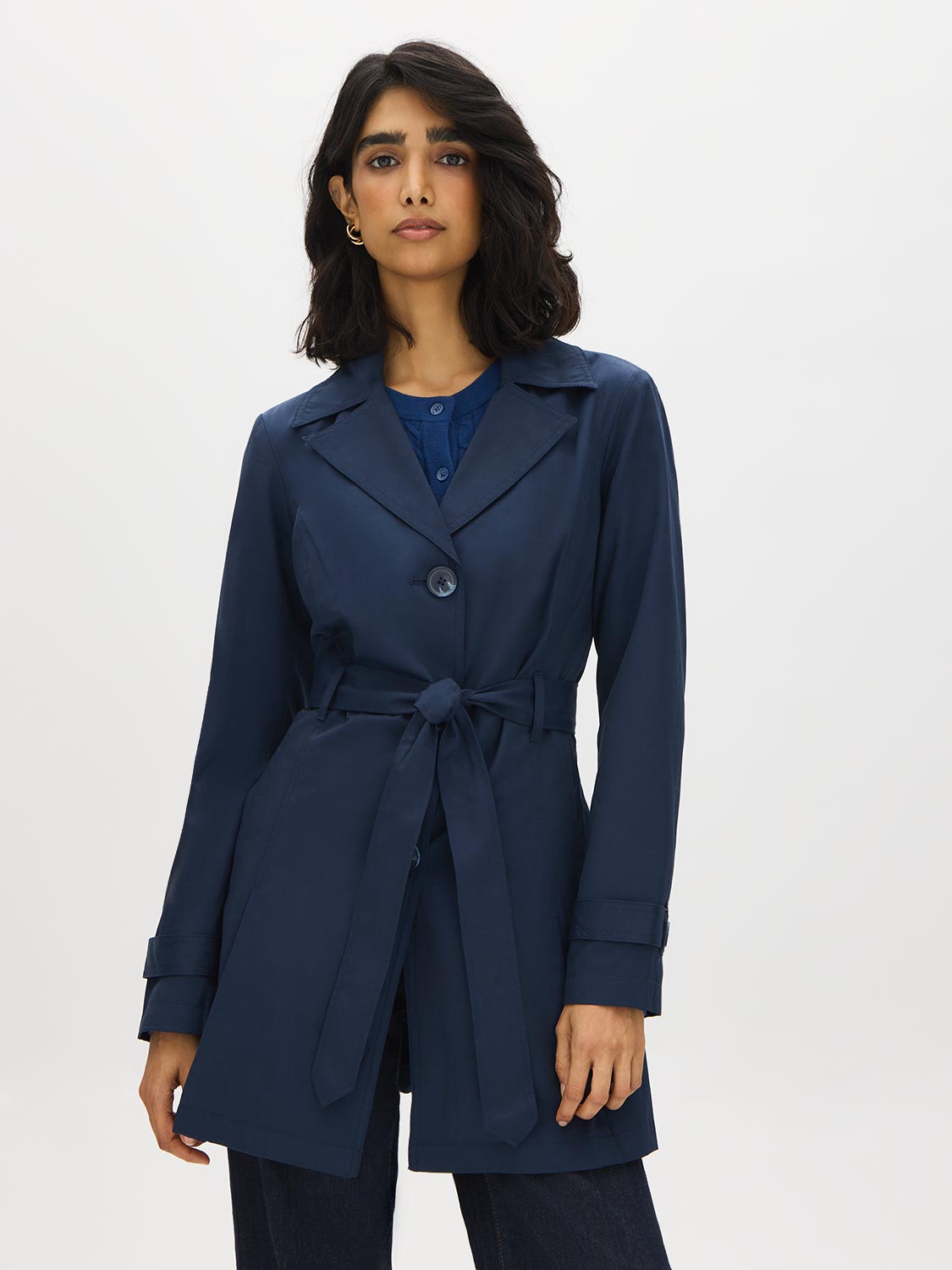 Trench en mélange de coton