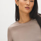 Long Sleeve Crew Neck Jersey Top