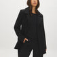 Short Removable Fur Collar Faux Wool Coat