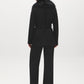 Short Removable Fur Collar Faux Wool Coat