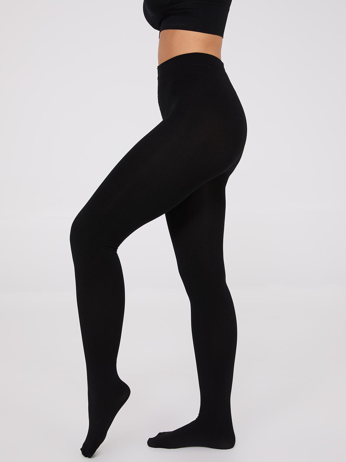 Collants molletonnés luxueux en tricot