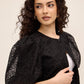 Embroidered Floral Bolero by Le Chateau.