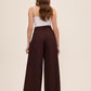 Pleated Wide-Leg Pants