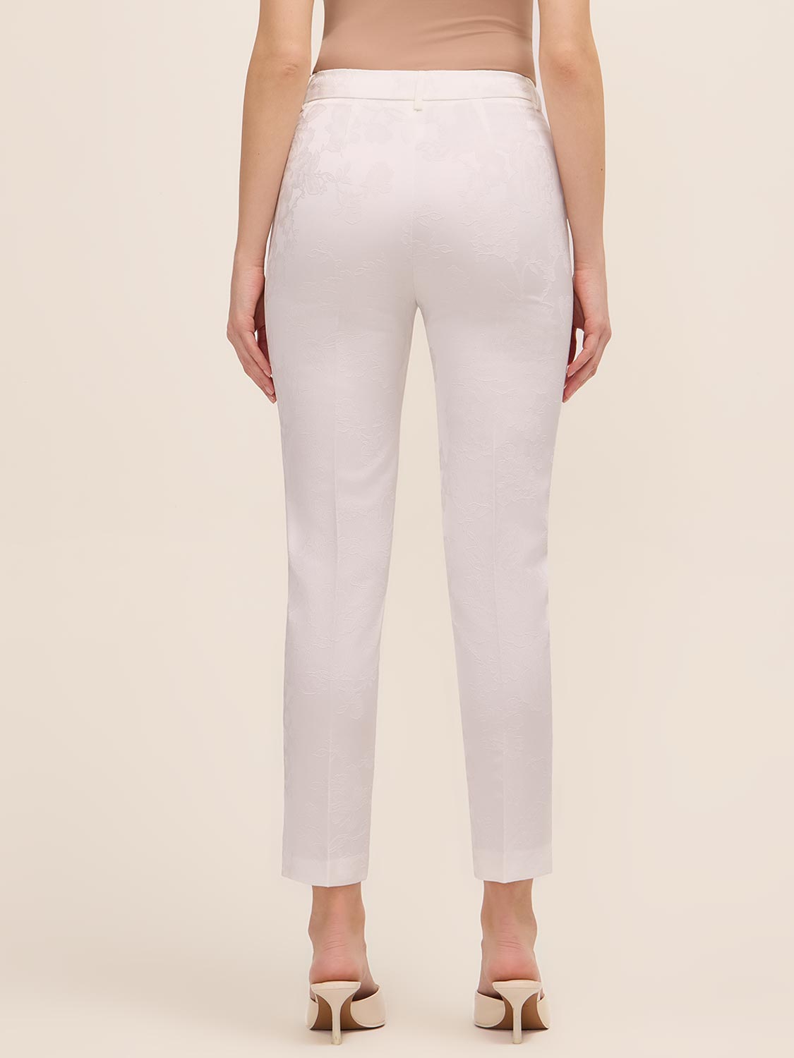 Floral Ankle Pants by Le Chateau.
