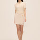 Wavy Pointelle Knit Skirt by Le Chateau.