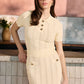 Wavy Pointelle Knit Skirt by Le Chateau.