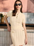 Wavy Pointelle Knit Skirt by Le Chateau.
