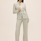 Crosshatch Double-Breasted Blazer by Le Chateau.