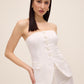 Strapless Floral Bustier Vest by Le Chateau.