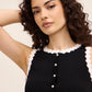 Button-Up Sweater Vest by Le Chateau.