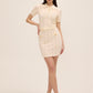 Wavy Ribbed Polo by Le Chateau.