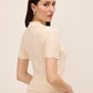 Wavy Ribbed Polo by Le Chateau.
