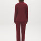 Zinfandel Single-Button Woven Blazer - Back View - Suzy Shier