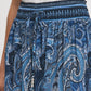Paisley Placement Print Smocked Waist Maxi Skirt - Woman Wearing Tiered Maxi Skirt - Suzy Shier