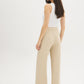 Pull-On Knit Crepe Pant - Woman Wearing Straight Leg Pants - Suzy Shier