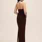 Coco Powder ITY Gown with Cowl Neck - Back View - Le Chateau