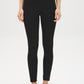 Black Corset Waist Skinny Pants - Front View - Suzy Shier