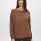 Bison Dolman Sleeve Knit Sweater - Front View - Suzy Shier
