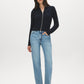 Medium Wash Basic Straight Leg Denim Pant - Styled Look - Suzy Shier