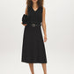 Light Grey Mix V-Neck Ribbed Sweater Vest - Front View - Suzy Shier