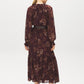 Winetasting Paisley Print Maxi Dress - Back View - Suzy Shier
