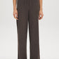 Charcoal Textured Knit Wide-Leg Pull-On Pant - Front View - Suzy Shier