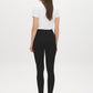 Black Corset Waist Skinny Pants - Back View - Suzy Shier