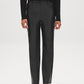 Black Faux Leather Straight Leg Pants - Front View - Suzy Shier