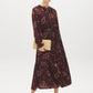 Winetasting Paisley Print Maxi Dress - Front View - Suzy Shier